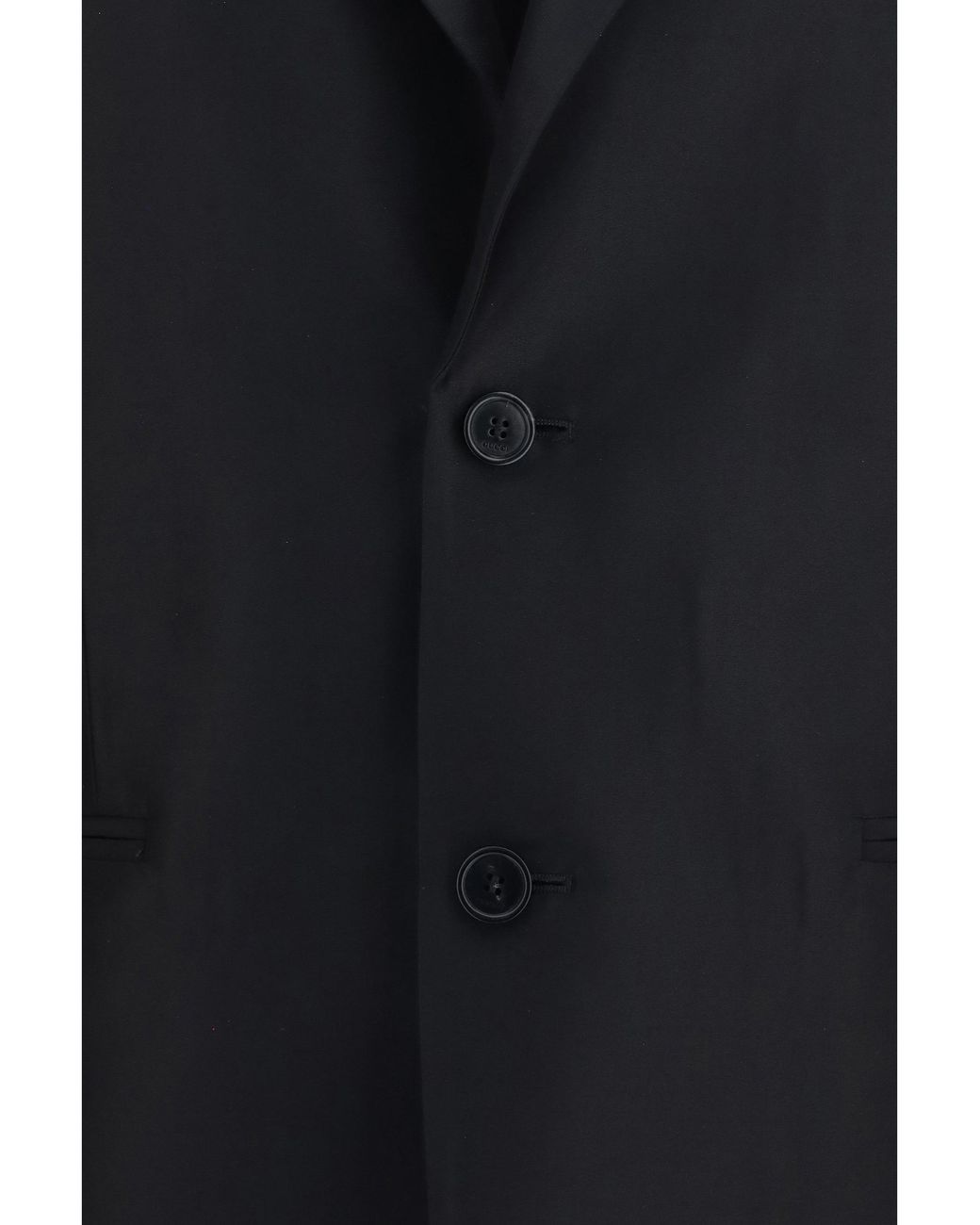 Gucci Black Jacket Silk Faille