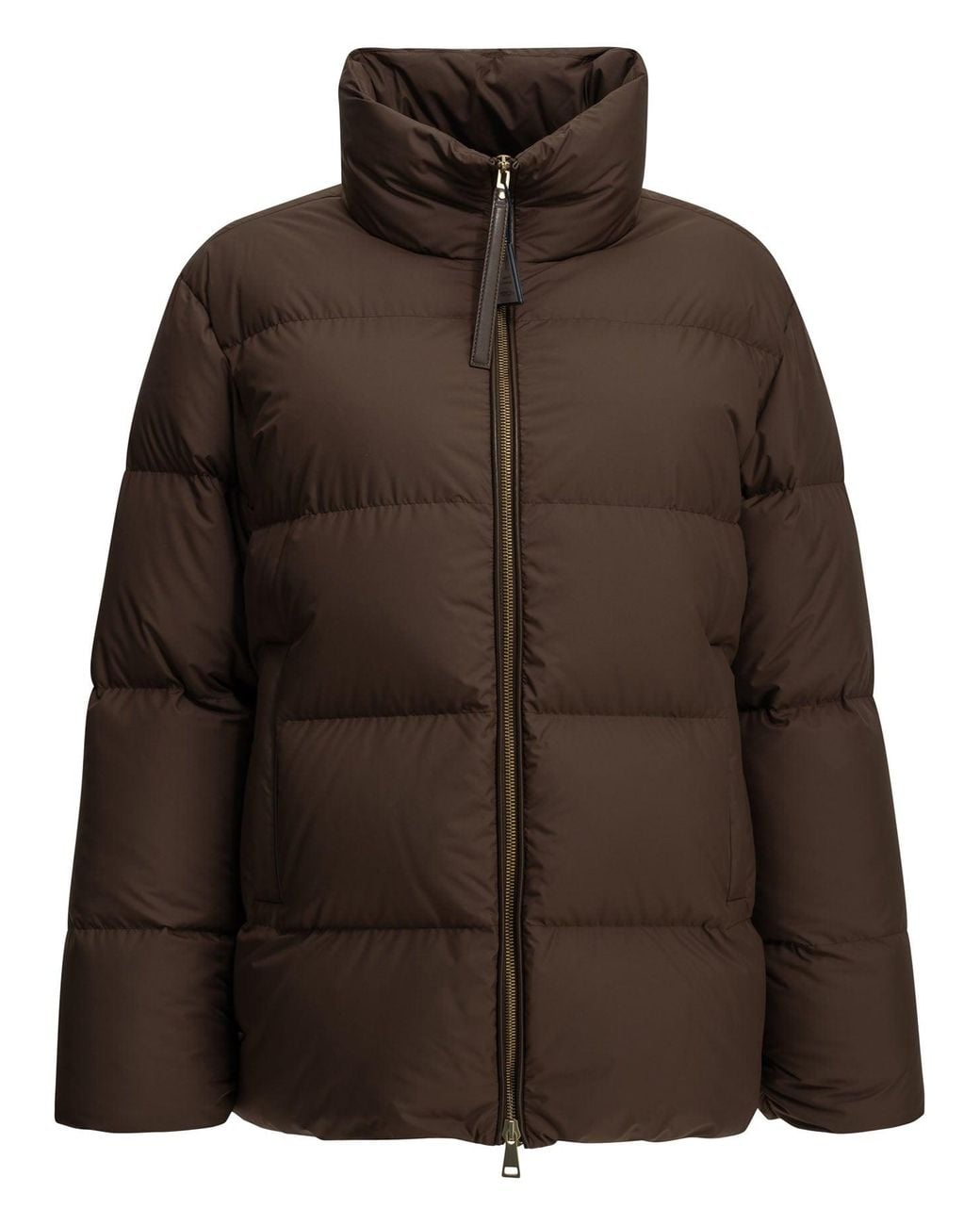 Moncler Brown Vivantesse Short Down Jacket