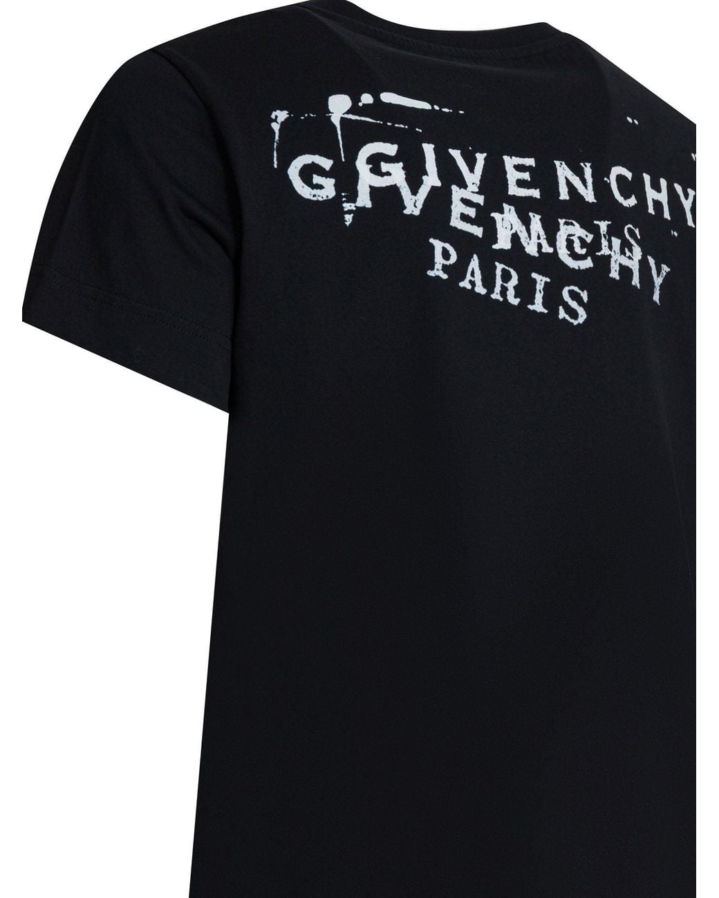 Givenchy Black "Fitted" Crew-Neck T-Shirt