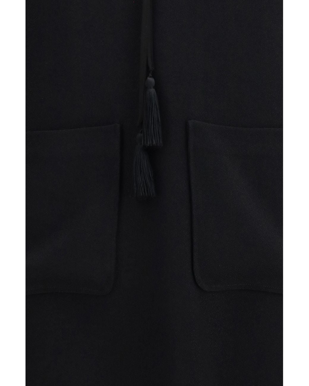 Forte_forte Black Georgette Crêpe Long Dress