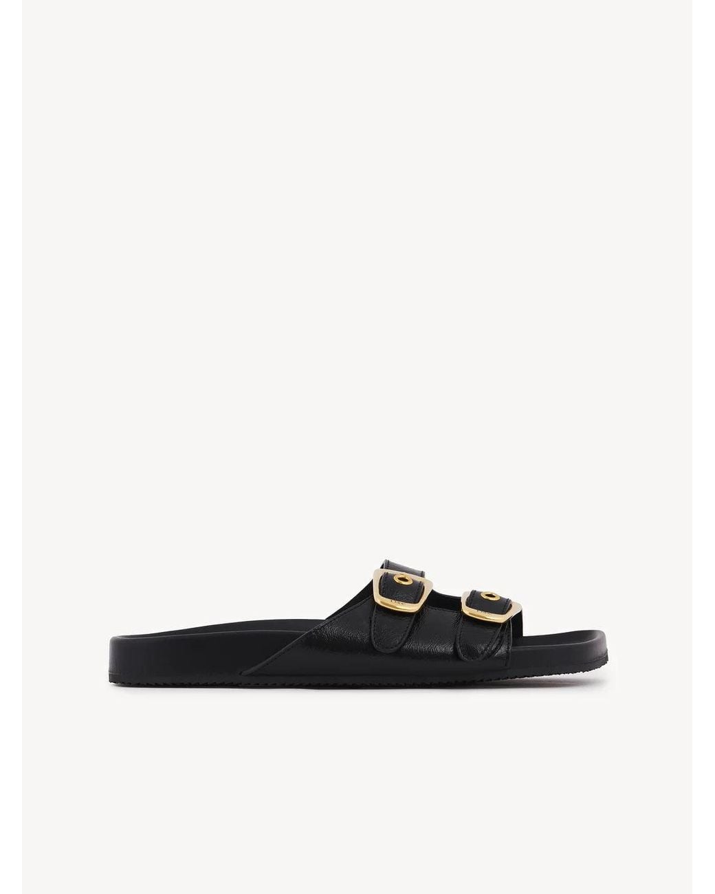Chloé White "Polly" Slides