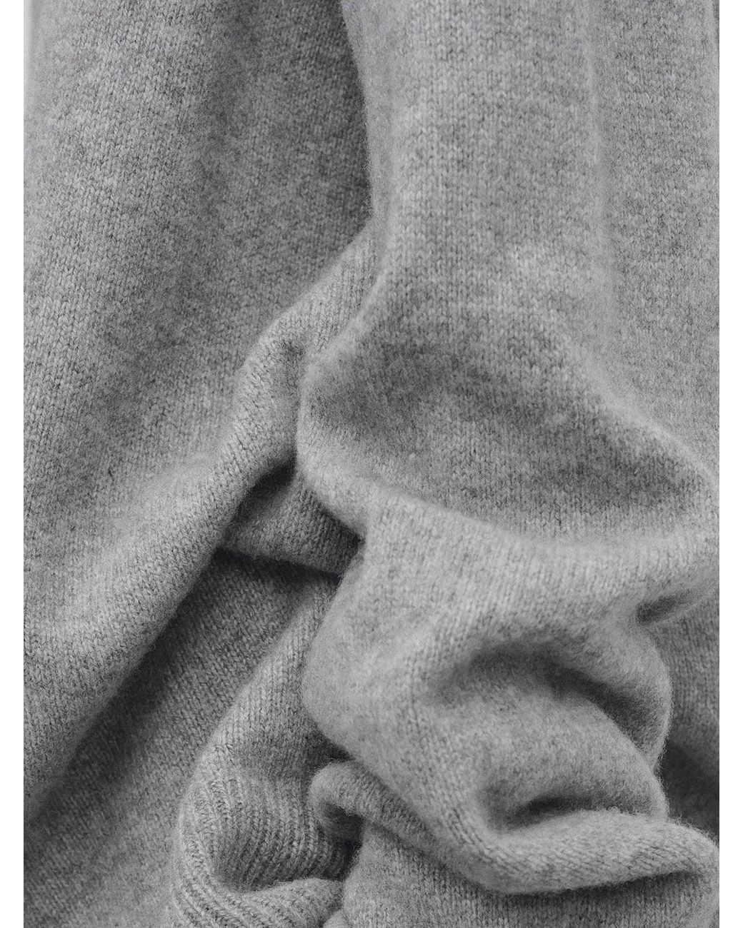 The Row Gray Stepny Wool And Cashmere Blend Sweater