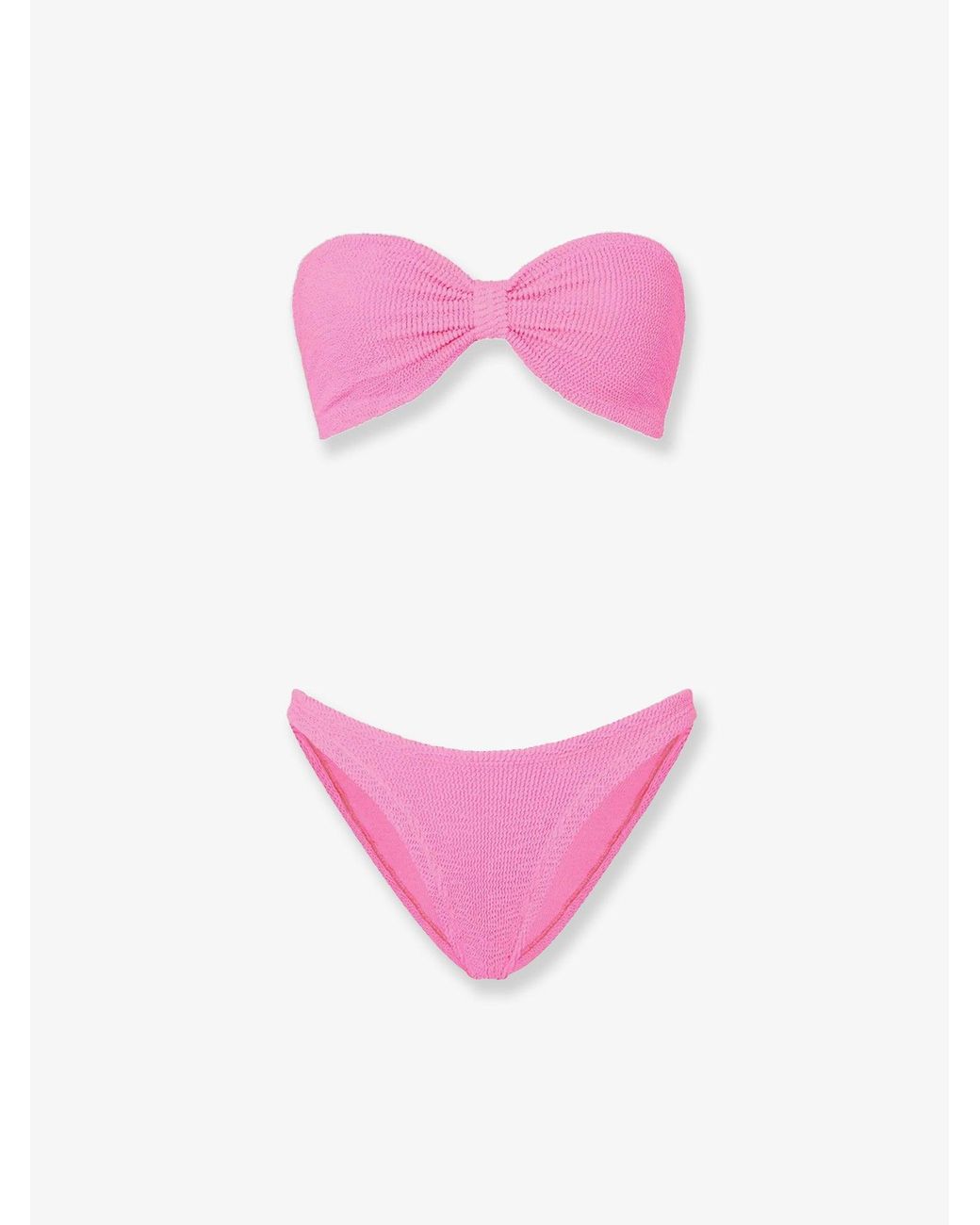 Hunza G Pink Bikini Original Crinkle