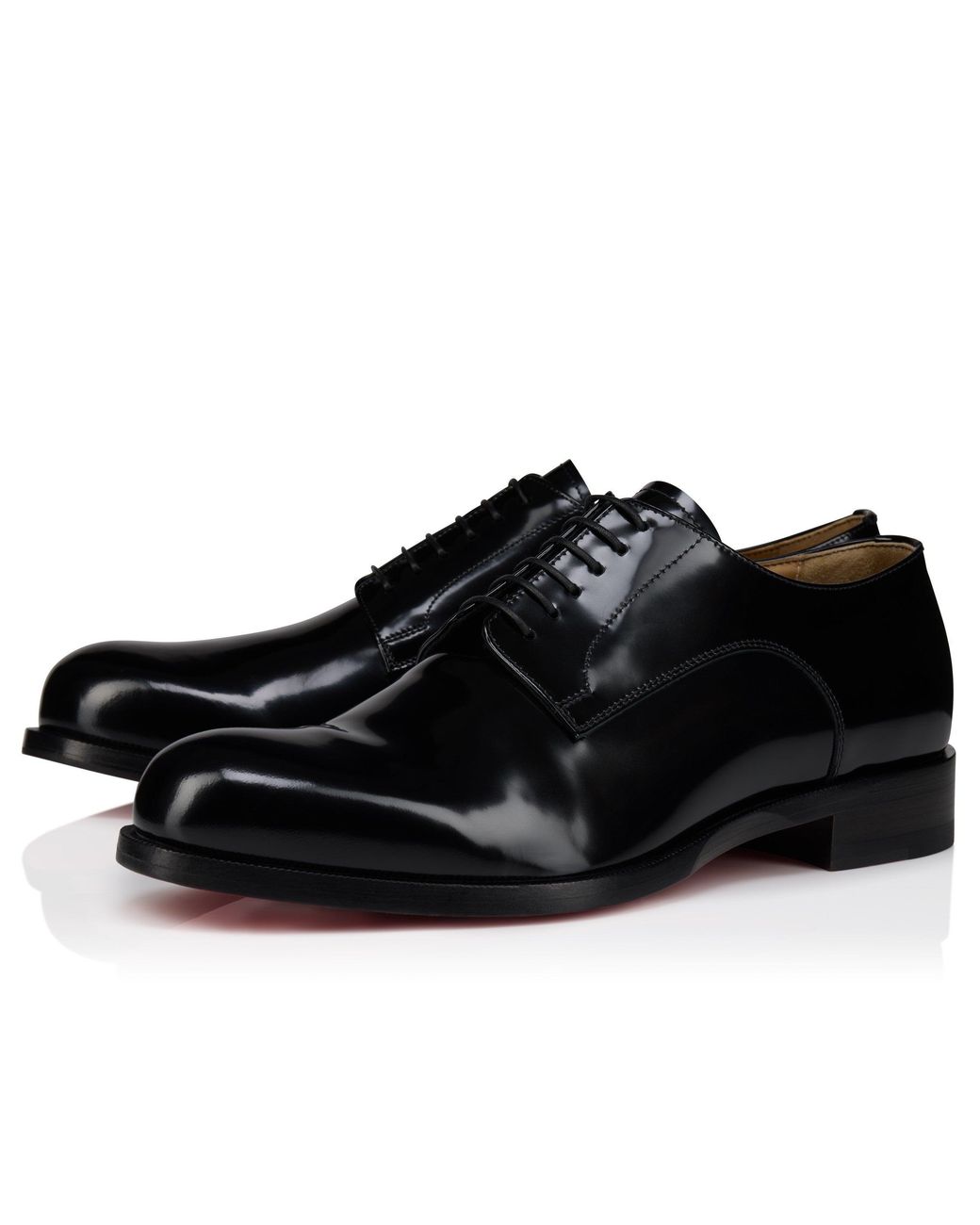 Christian Louboutin Black Moustachou Derby for men