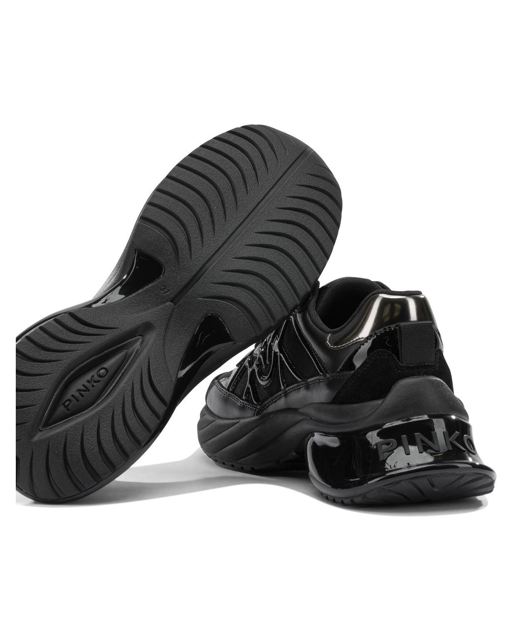 Pinko Black Sneakers & Slip-On