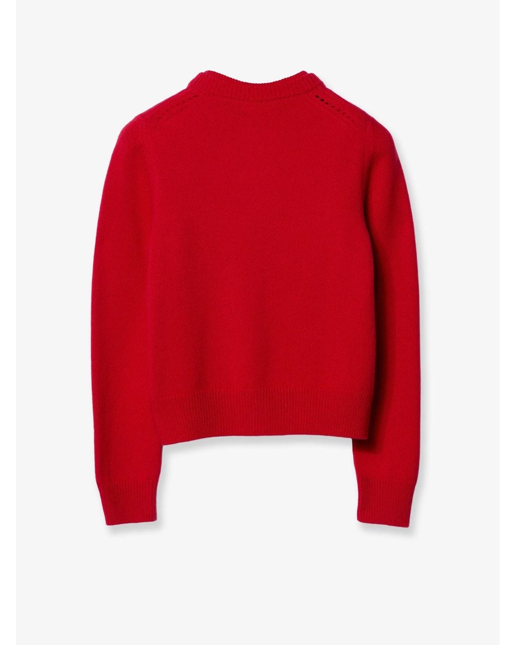 Céline Red Cashmere Cardigan