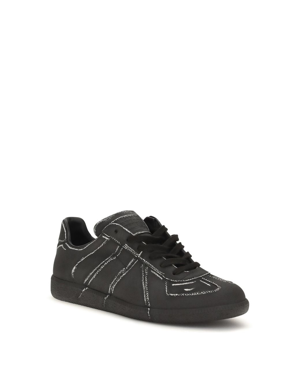 Margiela Black Replica Sneakers for men