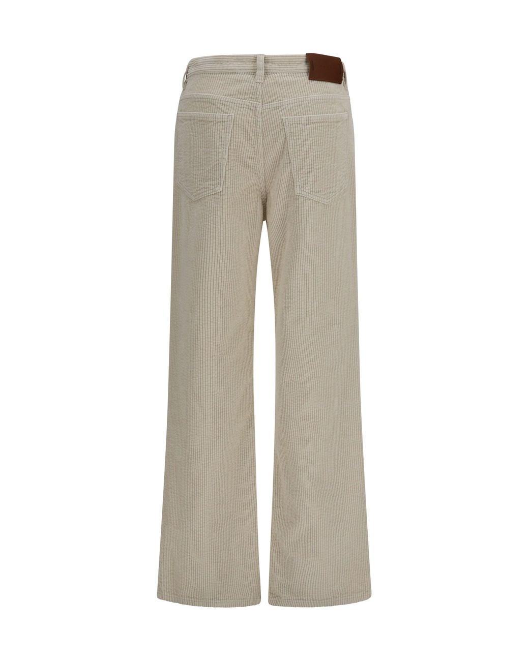 Marni Gray Corduroy Flare Pants