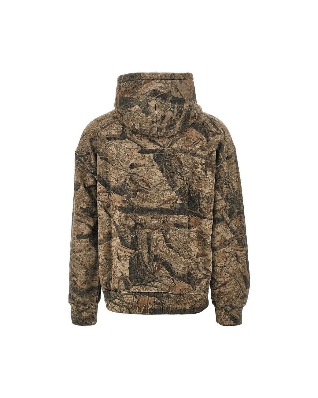 Carhartt Green Feather Tree Hoodie Khaki for men