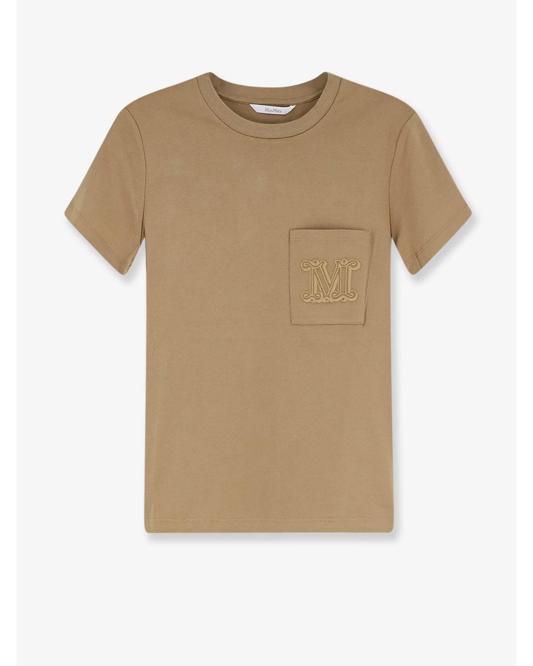 Max Mara Natural T-Shirts And Polos Cotone