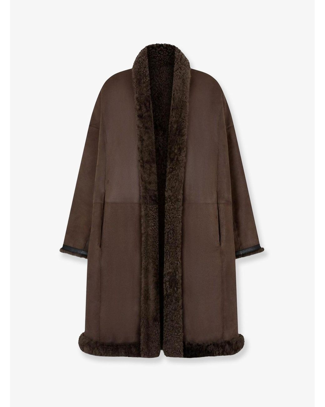 Tom Ford Brown Shearling Coat