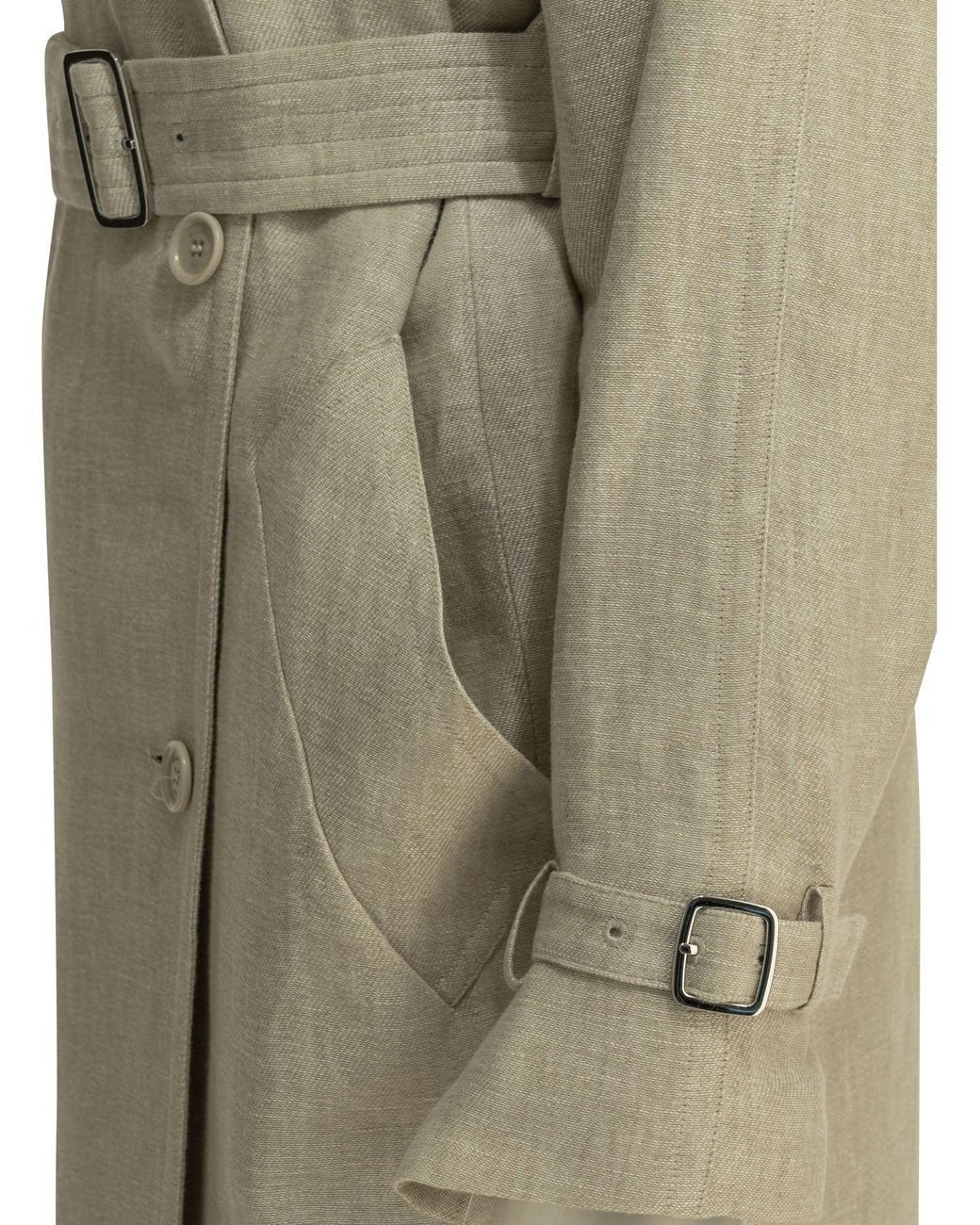 Max Mara Natural Lightweight Pure Linen Jacket
