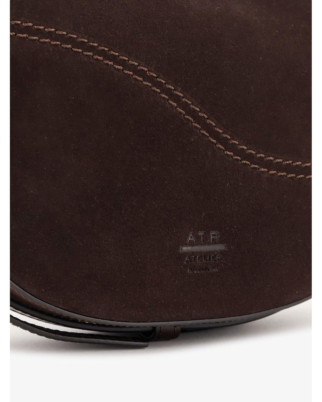 Atp Atelier Multicolor Silea Suede Shoulder Bag