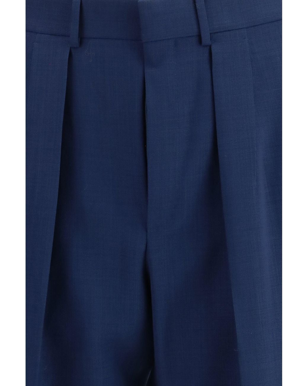 Tom Ford Blue Pleated Pants for men