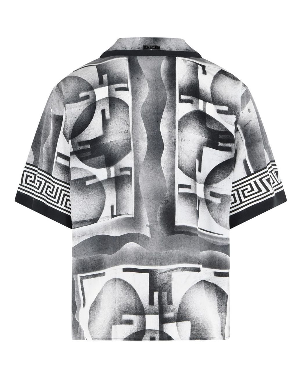 Versace Gray 'Informal' Silk Shirt for men