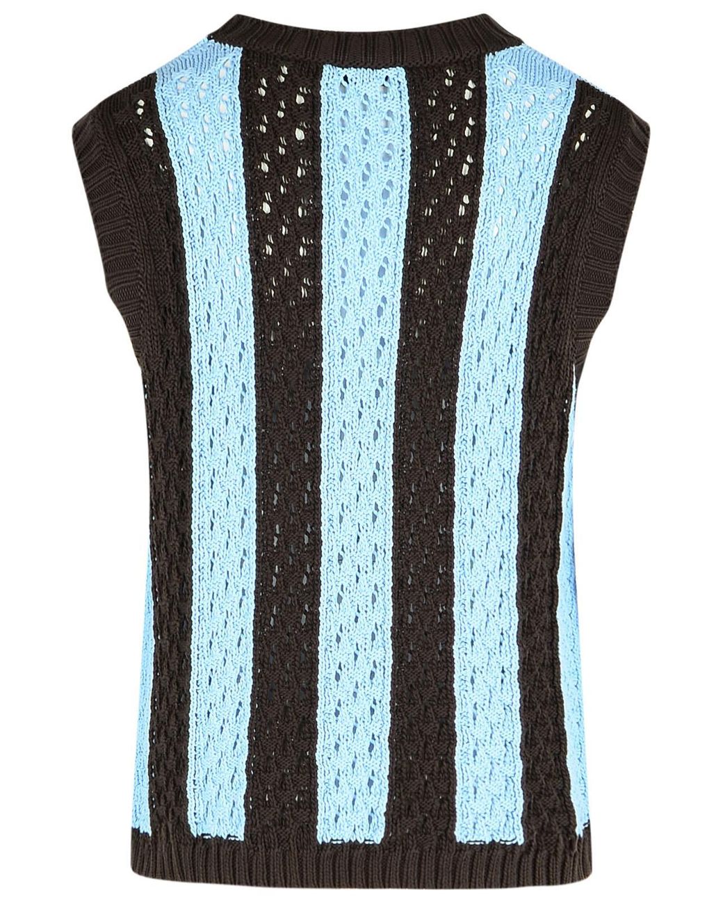 Laneus Black Cotton Vest Light for men