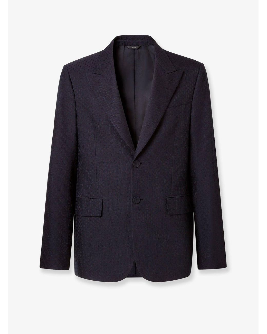 Fendi Blue Clothing Lana Cotone for men