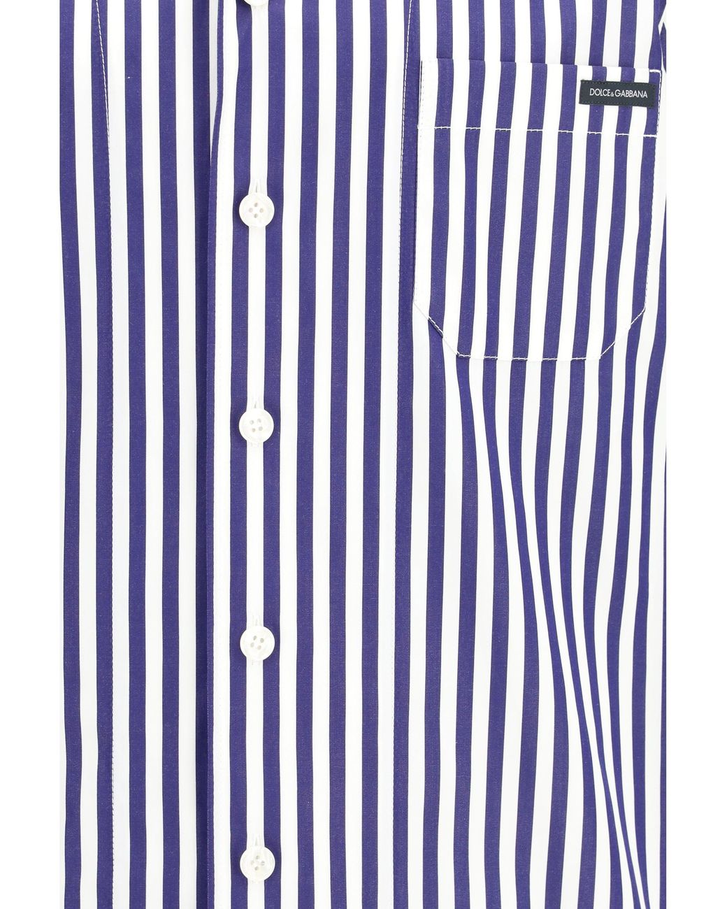 Dolce & Gabbana Blue Bowling Shirt for men