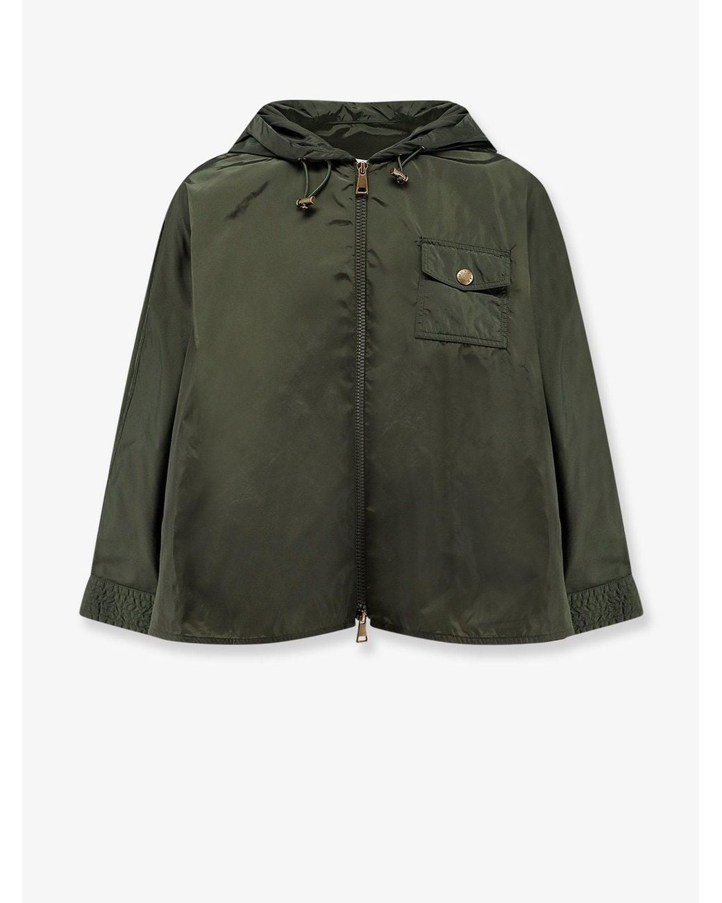 Moncler Green Cape Nylon Jacket
