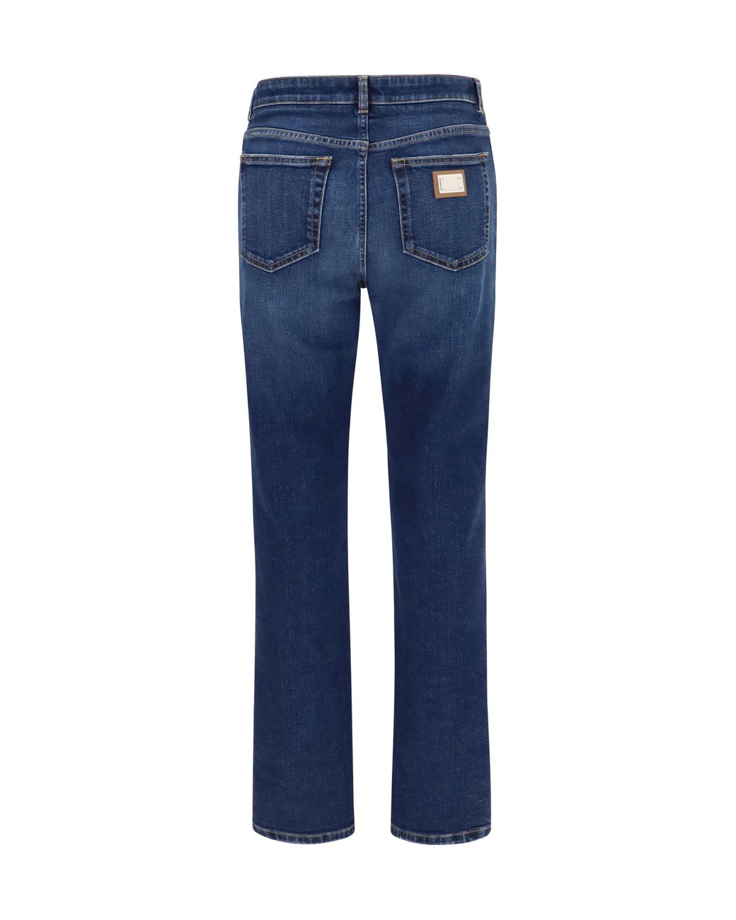 Dolce & Gabbana Blue Five-Pocket Denim Jeans Cotton Trousers