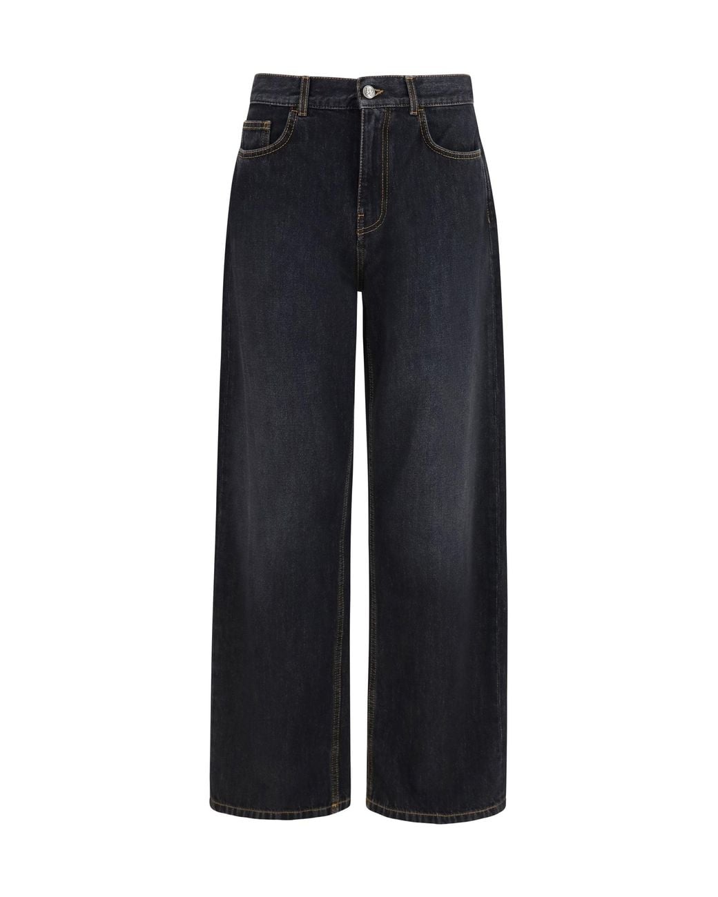Palm Angels Blue Wide-Leg Jeans Vintage for men