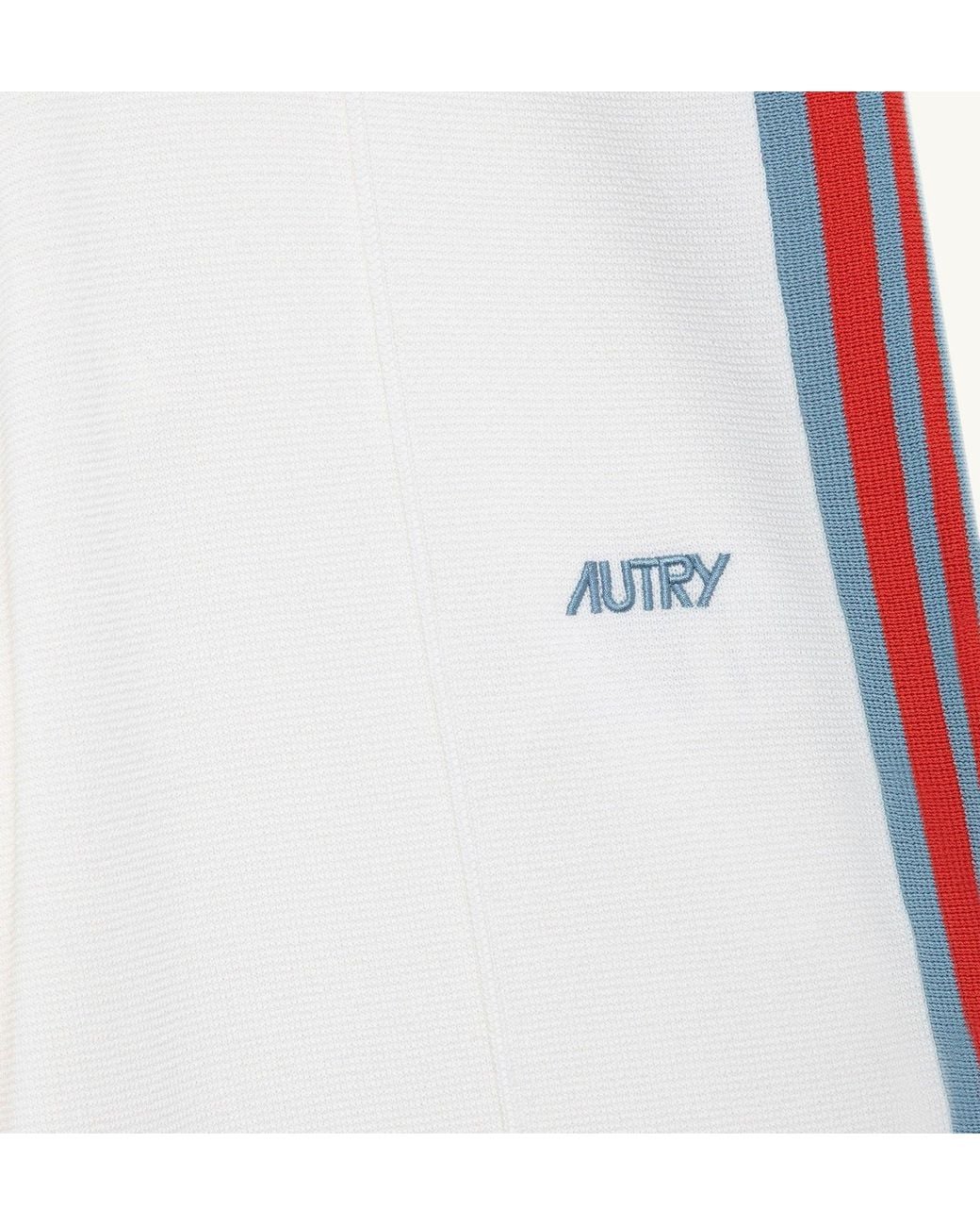 Autry White Viscose Knit Jogger Pants