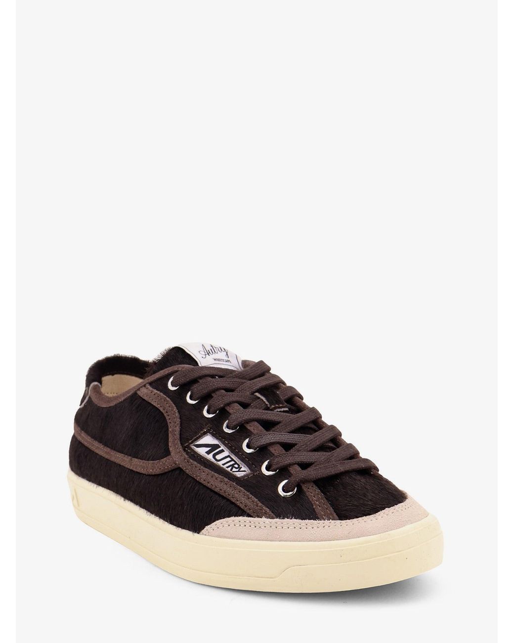 Autry Black Windscape Low Pony Hair Sneakers