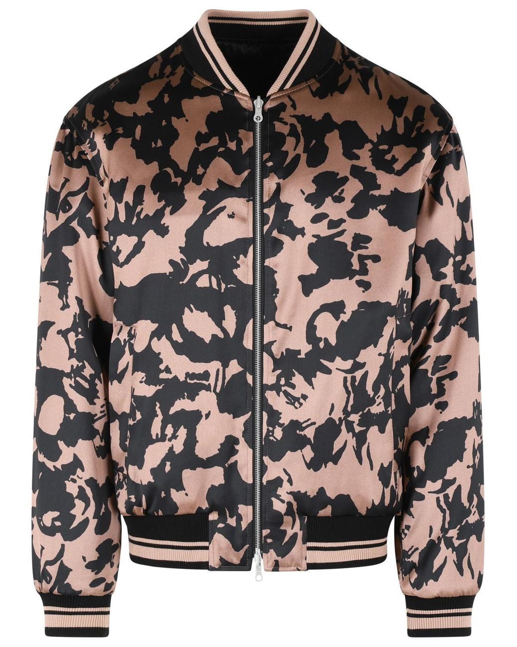 Dries Van Noten Black 'Volker' Reversible Bomber Jacket for men