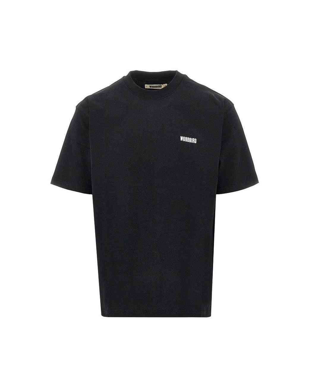 Woodbird Black 'Wbbaine Sea' T-Shirt for men