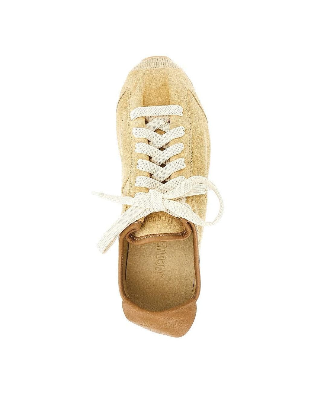 Jacquemus Natural 'Les Tennis'Suede Leather Sneakers