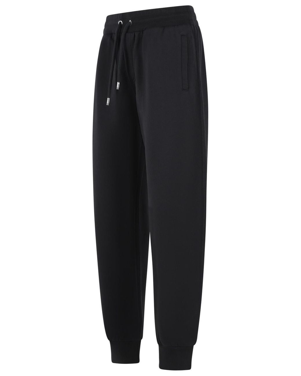 Dolce & Gabbana Black Dolce & Gabbana Jogger Cotton Trousers for men