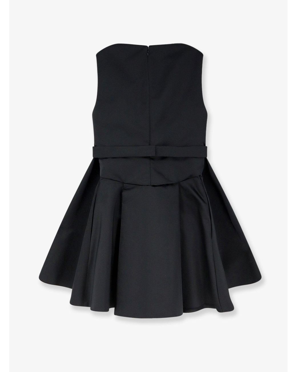 McQueen Black Dresses Poliestere