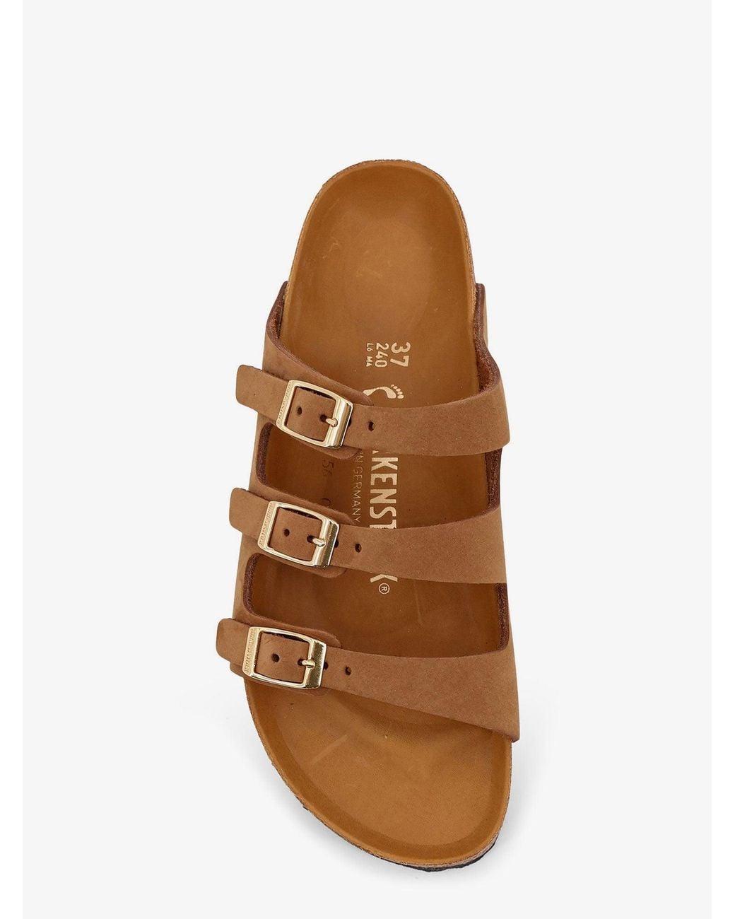 Birkenstock Brown Florida Suede Sandals