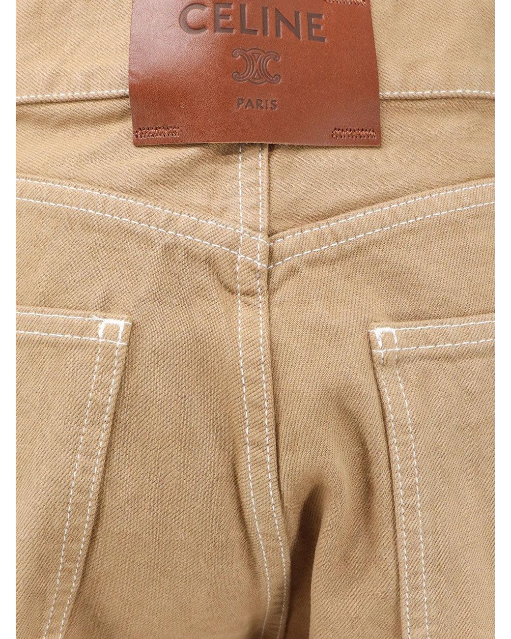 Céline Natural Boyfriend 002 Cotton Trousers