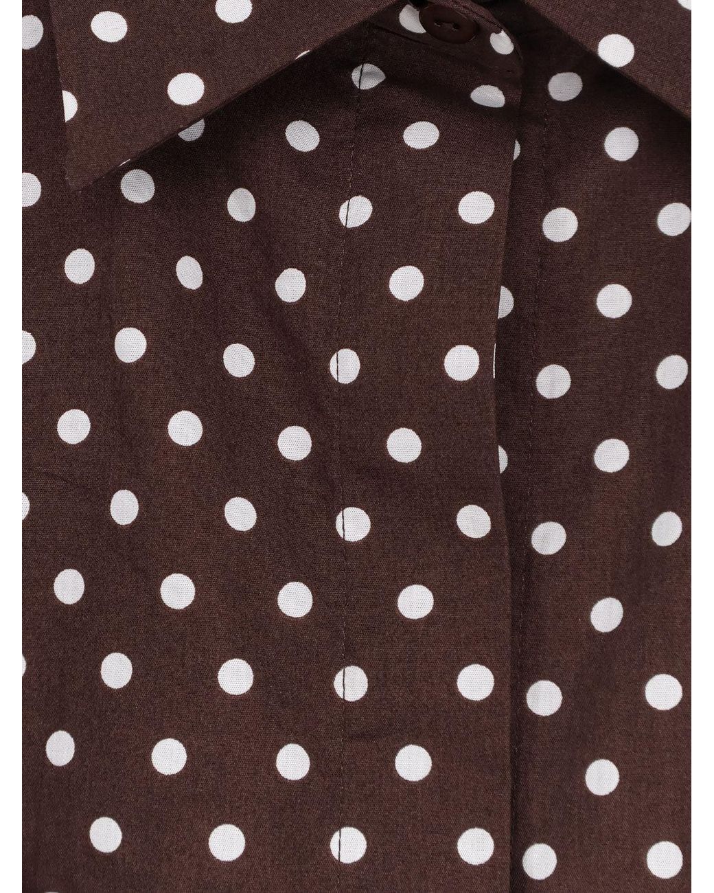 Lavi Brown Dress Caprese Cotton