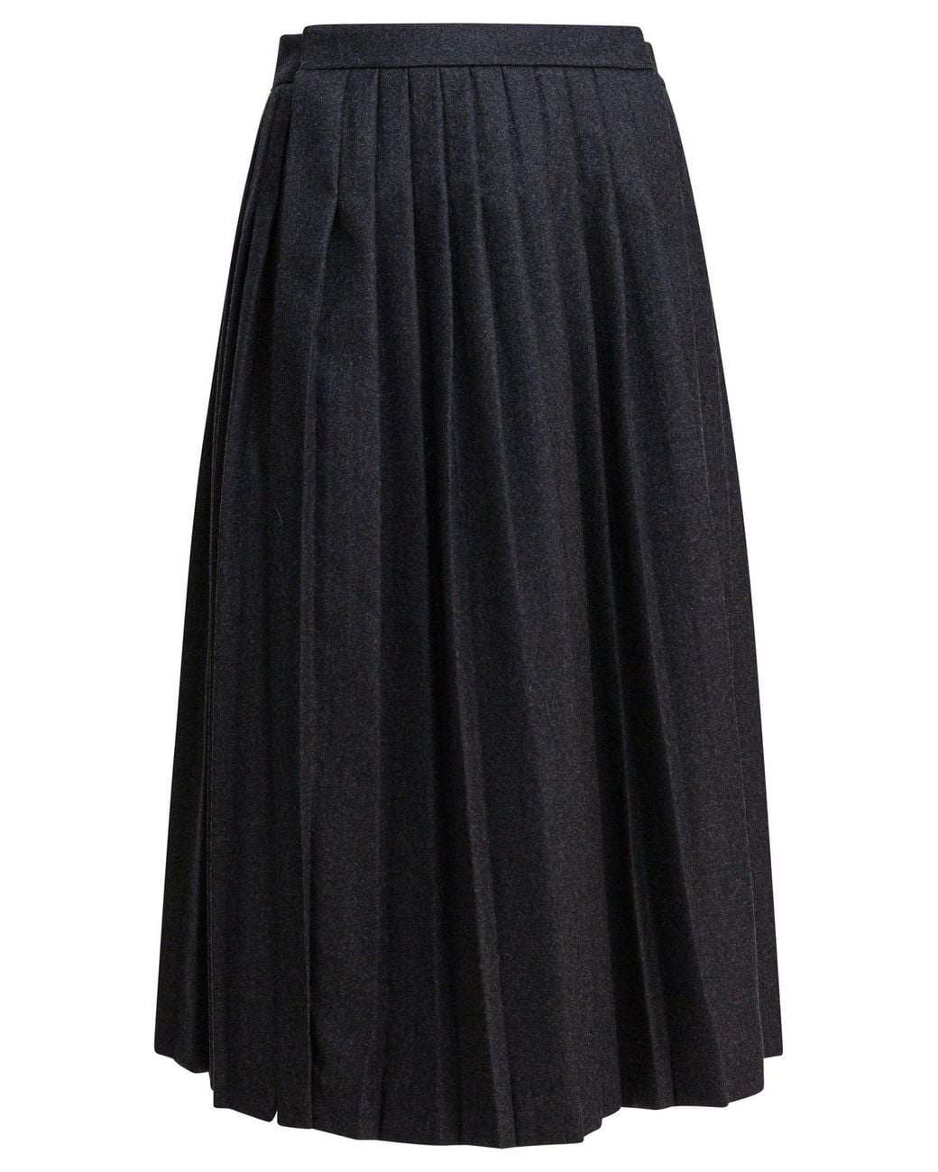 Prada Blue Pleated Skirt