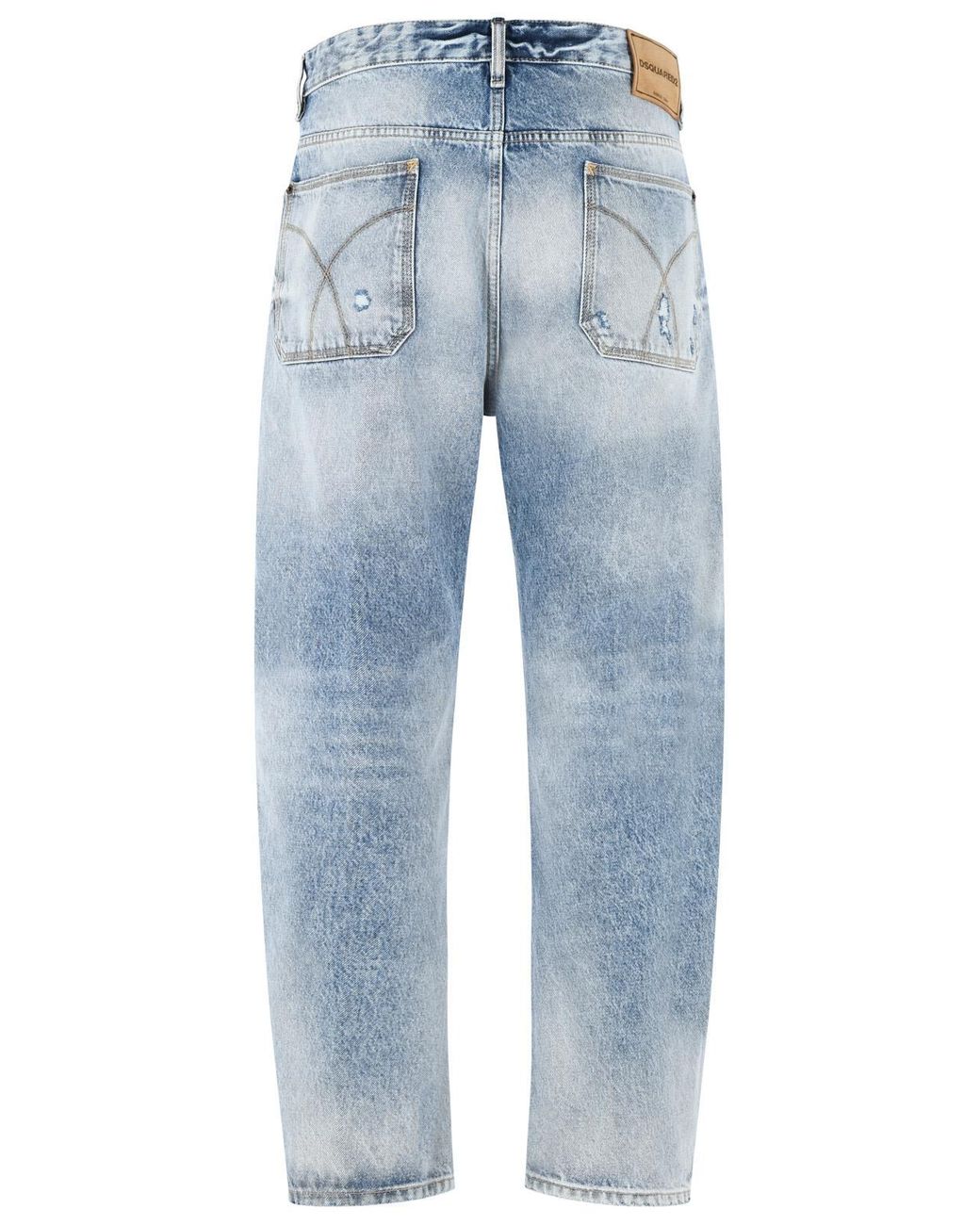 DSquared² Blue 'Bro' Light Cotton Jeans for men