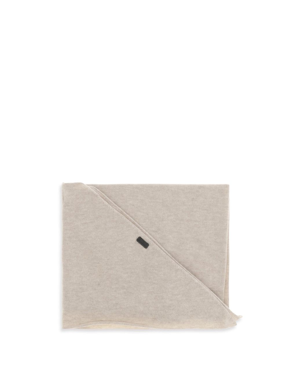 Brunello Cucinelli White Cashmere Scarf