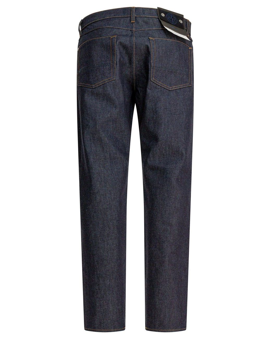 Stone Island Blue Straight Leg Jeans for men