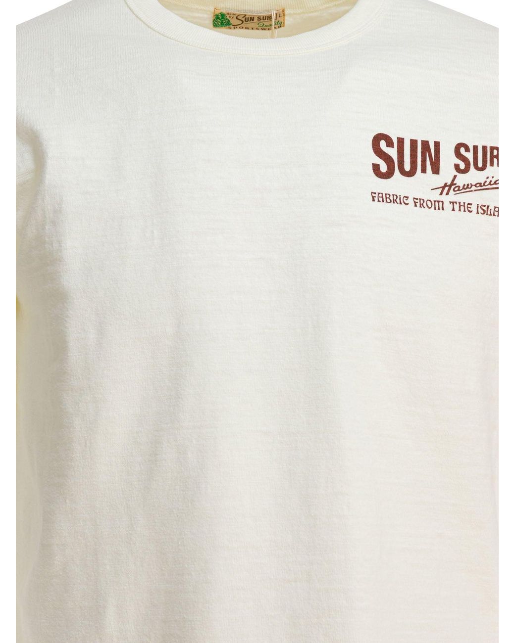 Sun Surf White Mccully Chop Sui T-shirts Beige for men