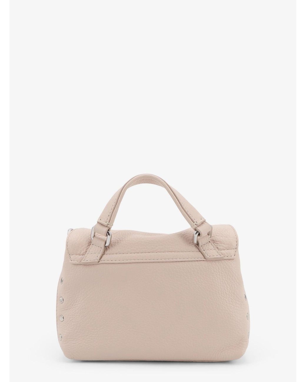 Zanellato Natural Postina Baby Hammered Leather Crossbody Bag