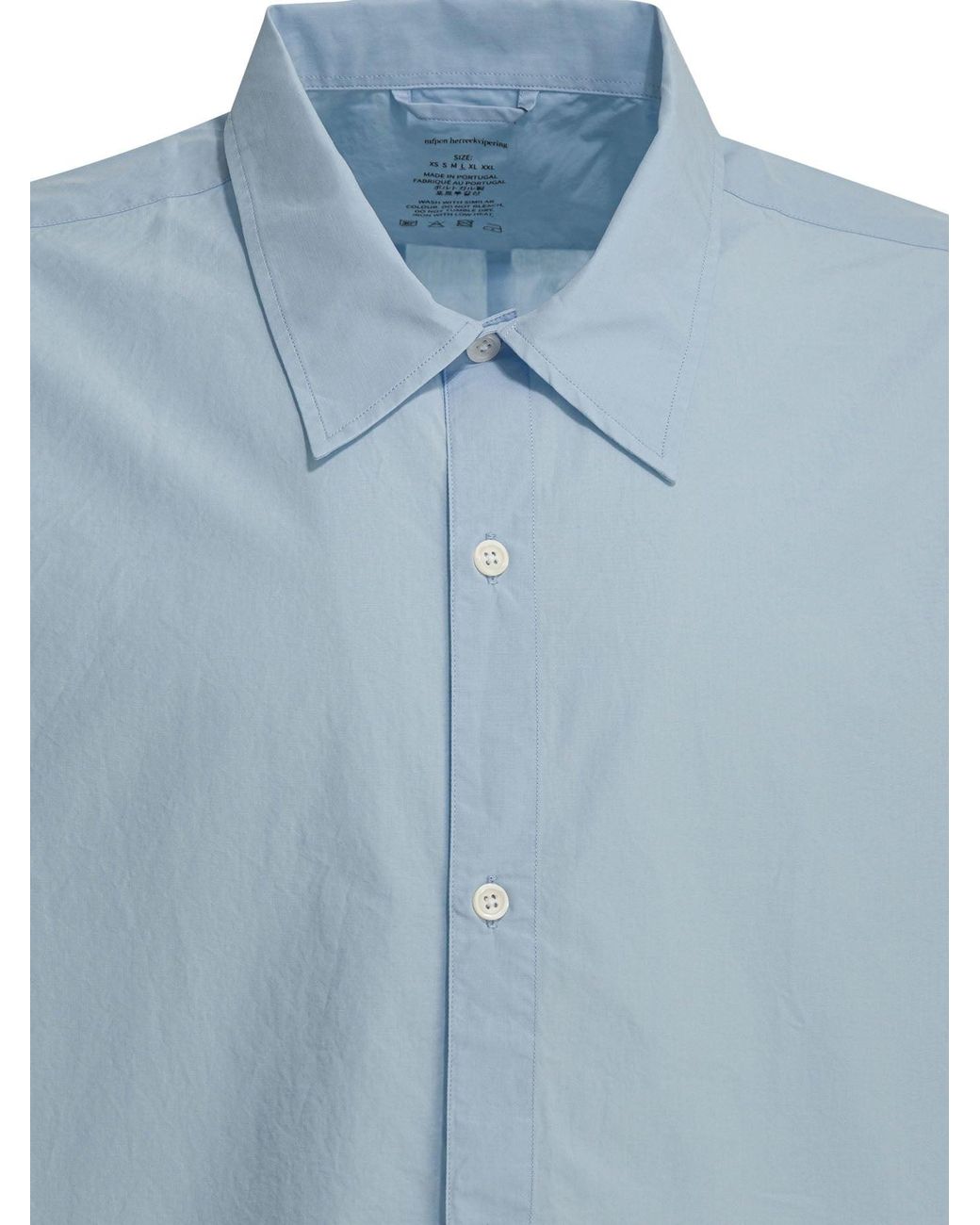 mfpen Holiday Shirts Light Blue for men