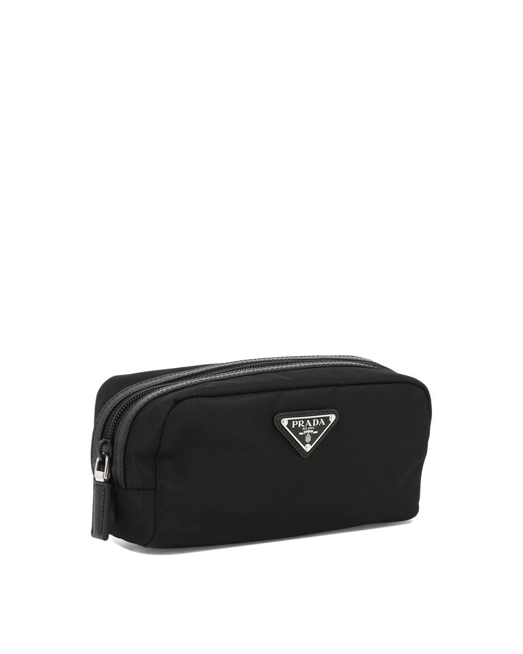 Prada Black Re-Nylon Beauty Case for men