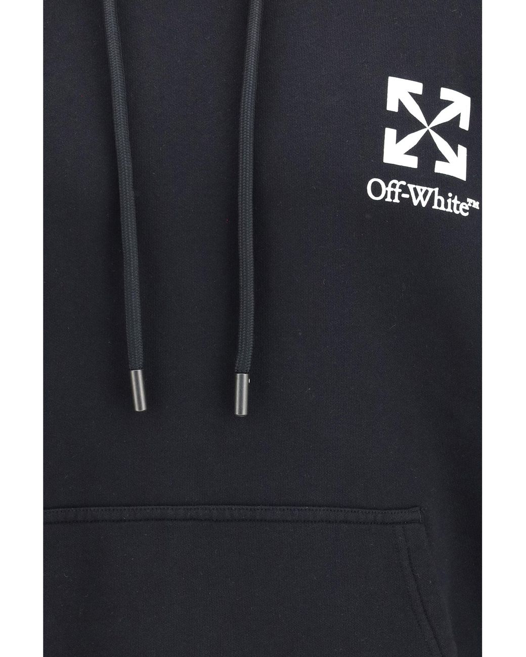 Off-White c/o Virgil Abloh Blue Hoodie Small Arrow Skate Cotton Sweatshirts for men