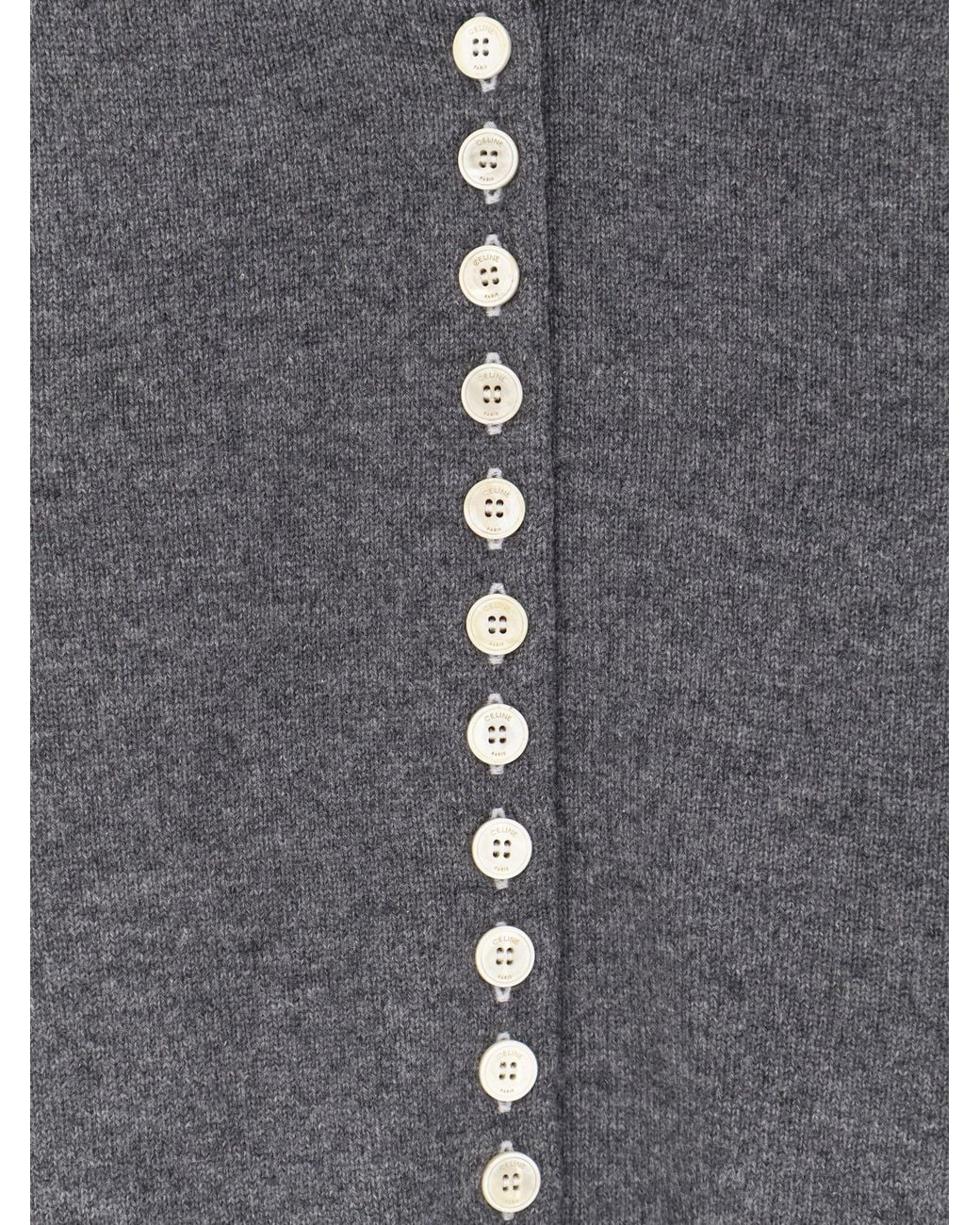 Céline Blue Cashmere Cardigan