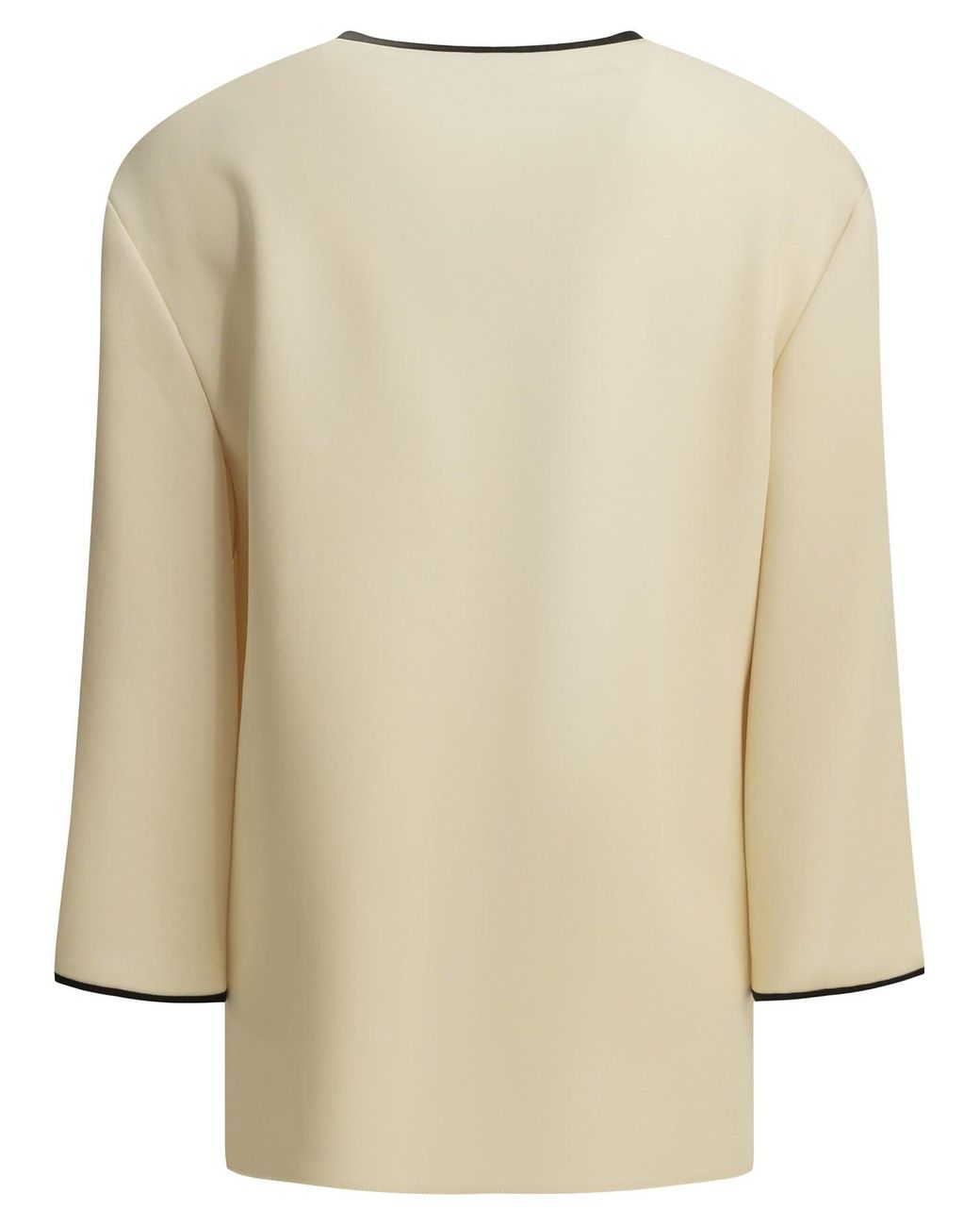 Valentino Natural Cady Couture Blouse