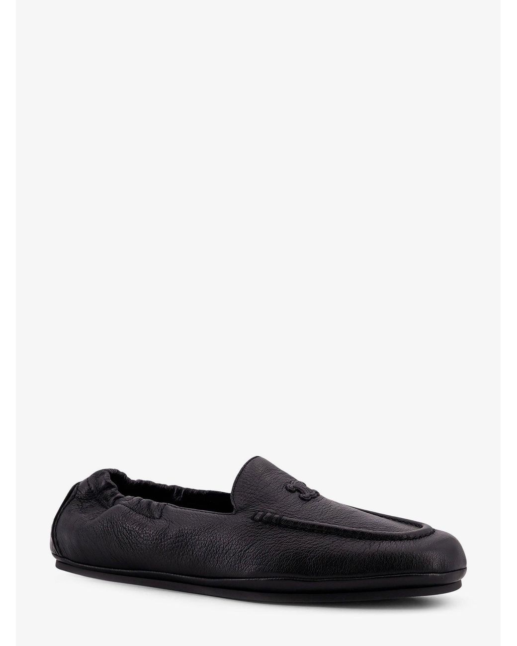 Céline White Adam Leather Slip-On Loafers for men