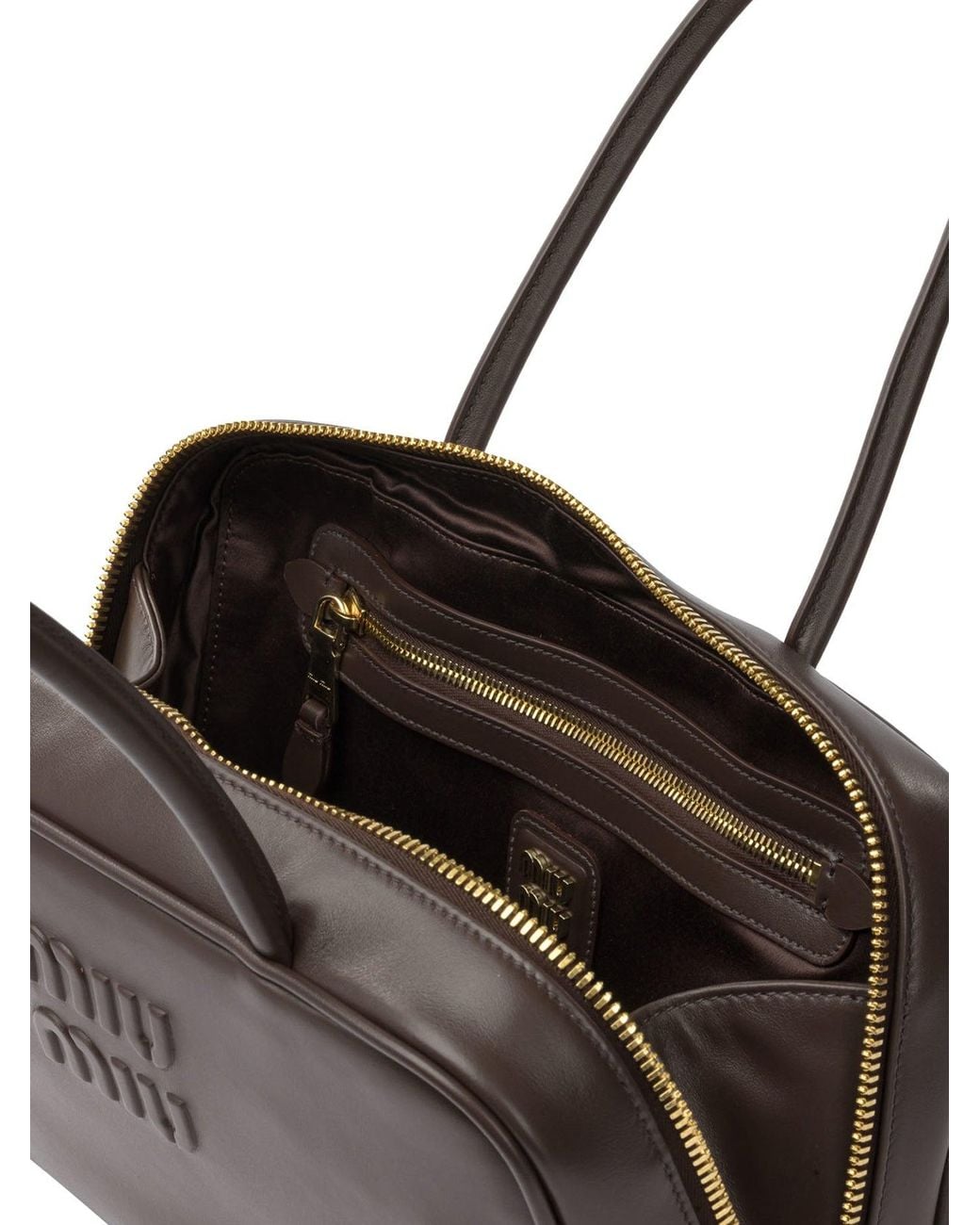 Miu Miu Brown "Beau" Handbag