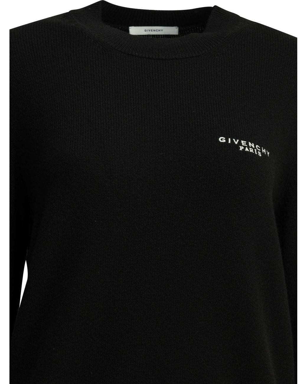 Givenchy Black Crew-Neck Sweater With Logo