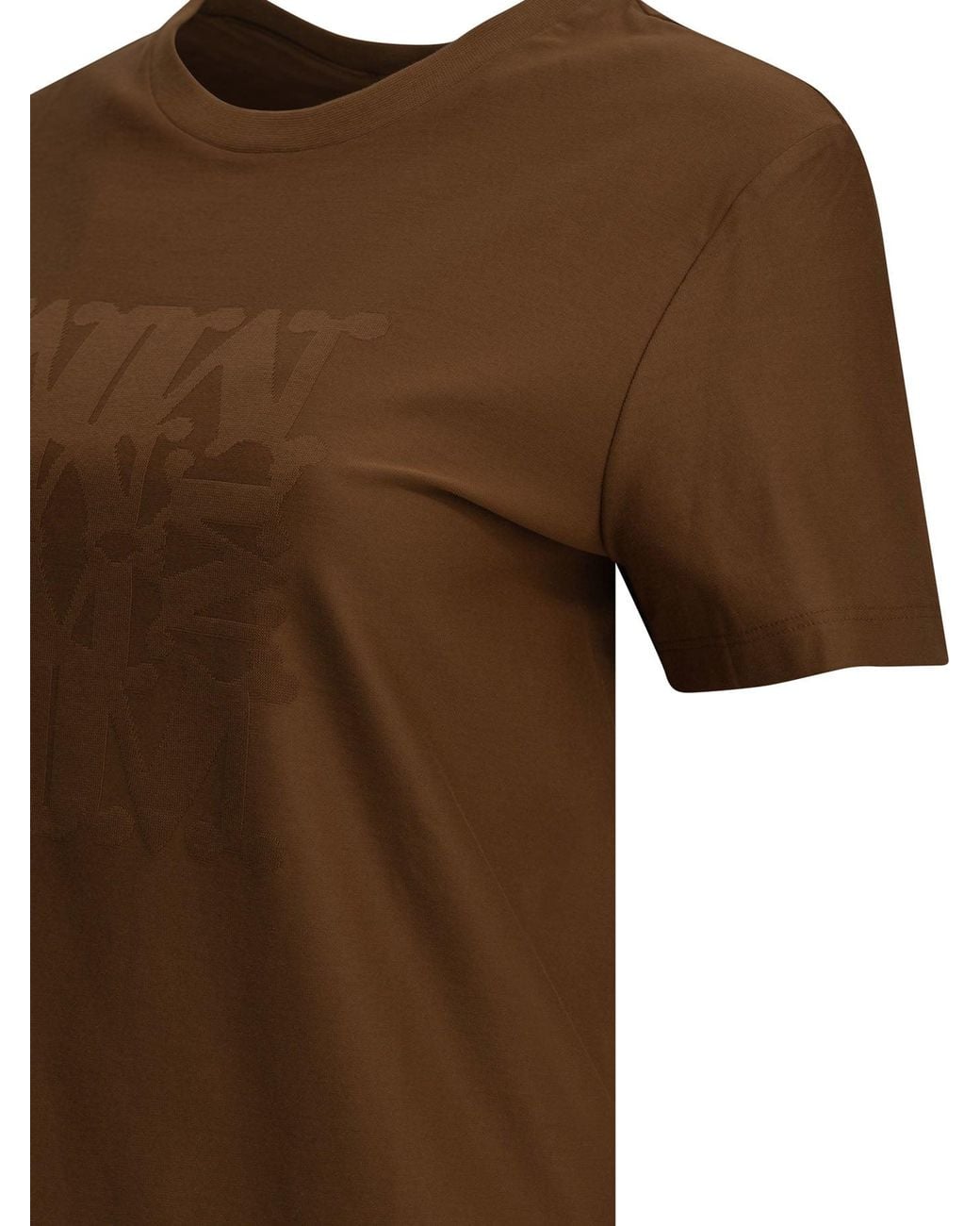 Max Mara Brown Crewneck T-Shirt